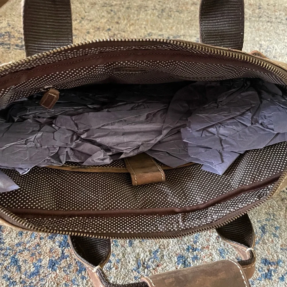 Leather Village Brown Leather Men's Bag